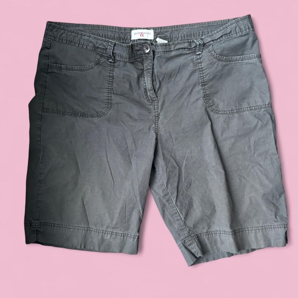 George Women's Grey and Khaki Shorts